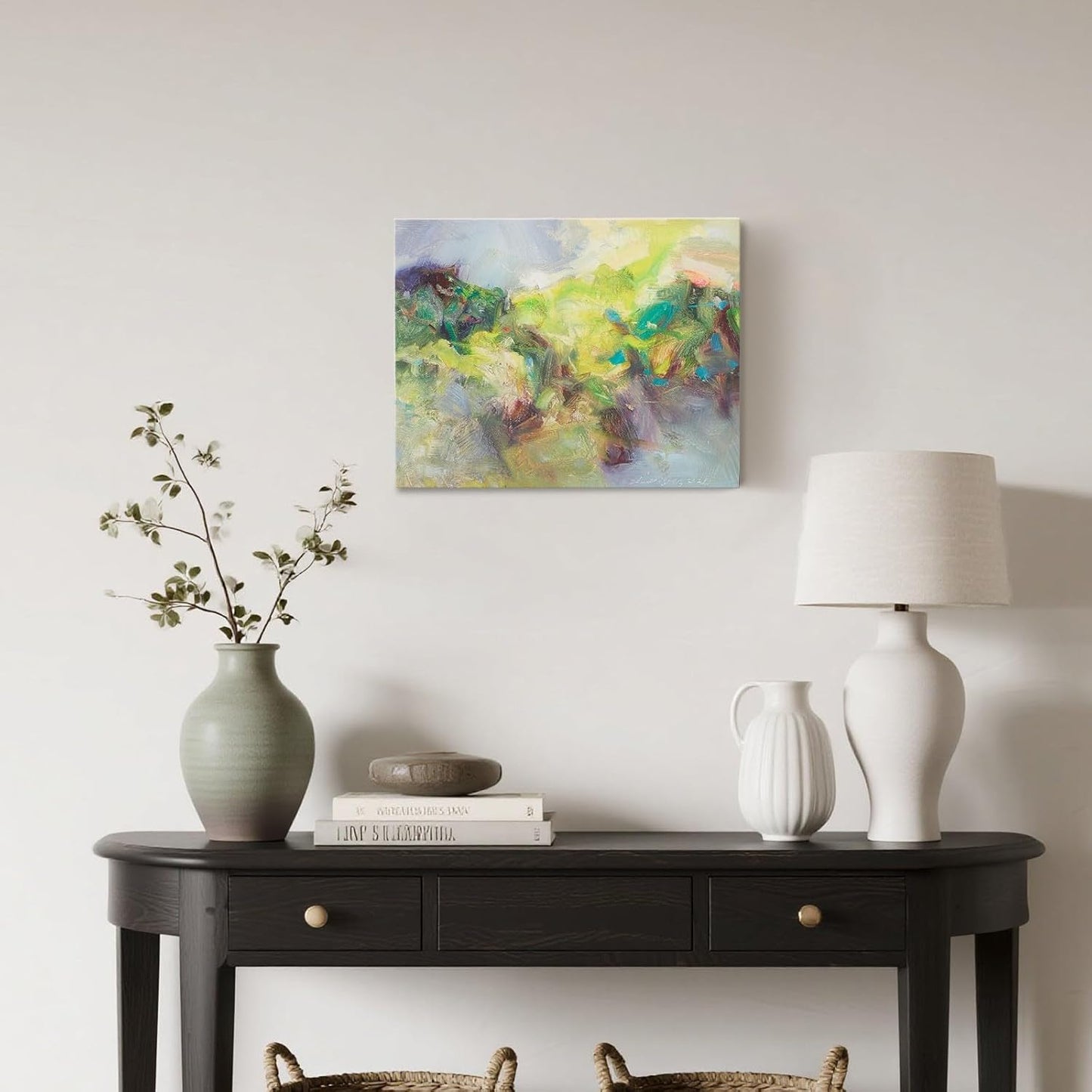 Gloliv Canvas Wall Art – Abstract Wall Decor Painting, Artist-Authorized Reproduction Canvas Prints, Modern Wall Art Decor for Living Room, Bedroom, or Office 16"x12"