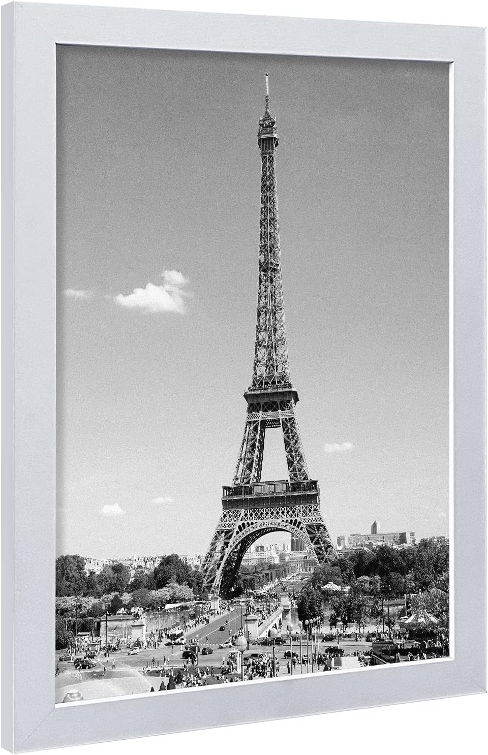 VCK 13 by 19 Poster Frame in White with Polished Plexiglass Set of 5 Horizontal and Vertical Formats with Included Hanging Hardware