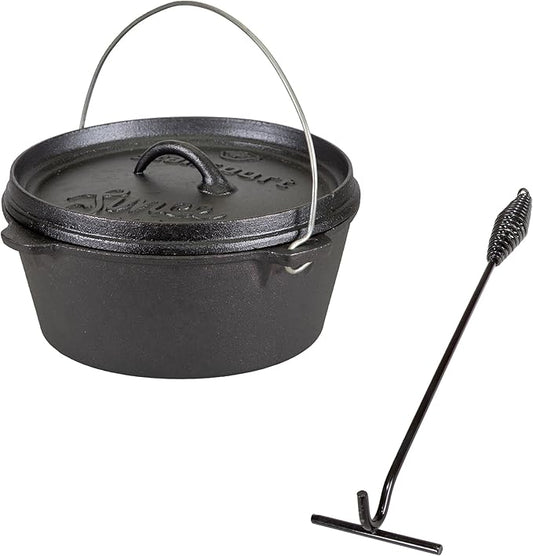 Stansport Pre-Seasoned Cast Iron Dutch Oven