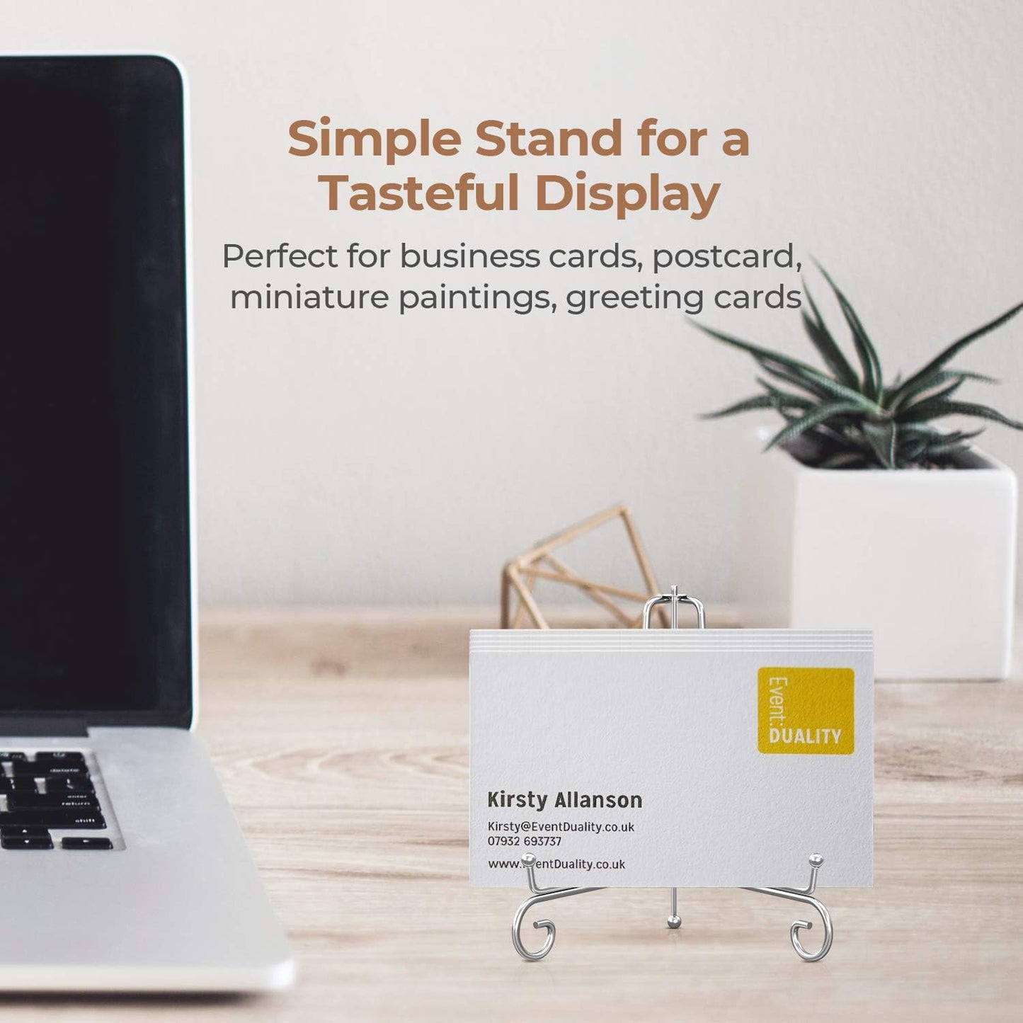 TR-LIFE Plate Stands for Display - 4 Inch Plate Holder Display Stand + Metal Easel Stand for Picture Frame, Decorative Plates, Photo, Book, Collectibles (2 Pack)