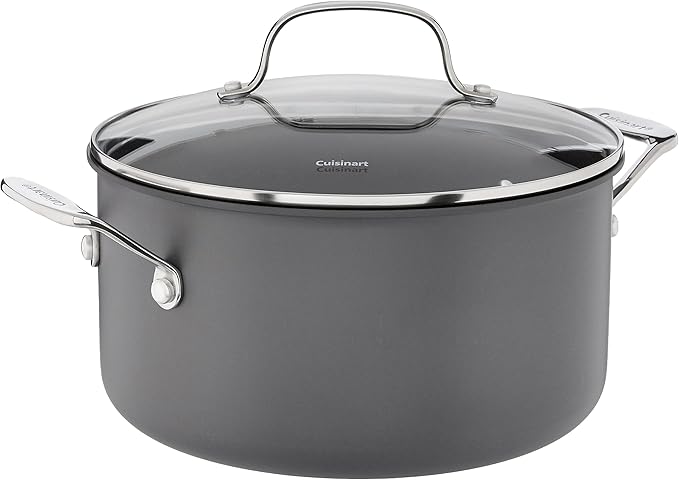 Cuisinart 644-24 Chef's Classic 6-Quart Nonstick-Hard-Anodized, Stockpot w/Cover