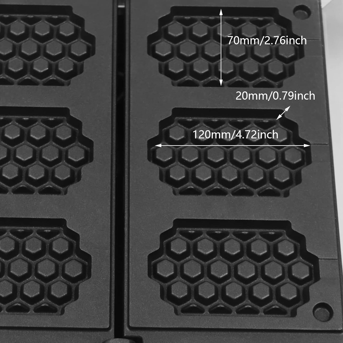 1400W Commercial Double Waffle Maker, 3 Grids Electric Waffle Maker Non-Stick Stainless Steel Belgian Waffle Iron w/Time & Temper Adjustable|180°Rotating, Large Waffle Machinefor Restaurant Party Food