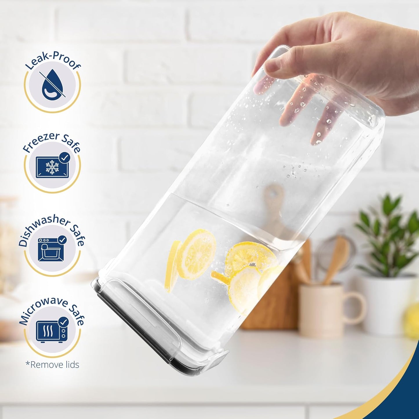 Reli. Airtight Food Storage Containers with Lids (26 Sets) | Kitchen Organizers and Storage Pantry Organizers | BPA Free Plastic Food Containers | Mega Variety Pack w/Measuring Cup, 30 Labels, Pen