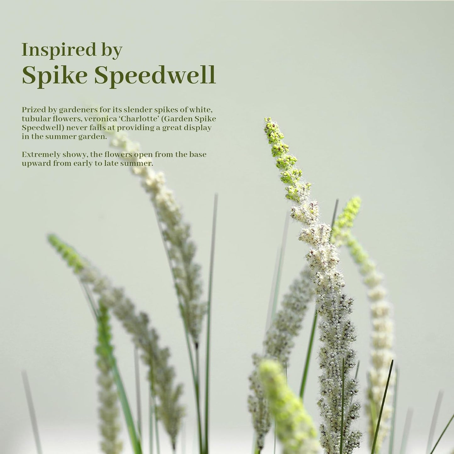 KOL 4ft Artificial Veronica Spiked Speedwell Grass, 47in Faux Veronica Spicata Flower, Tall Fake Reed Grass for Home Office Garden Wedding Decor, Indoor Outdoor Fake Plant, UV-Resistant, Yellow