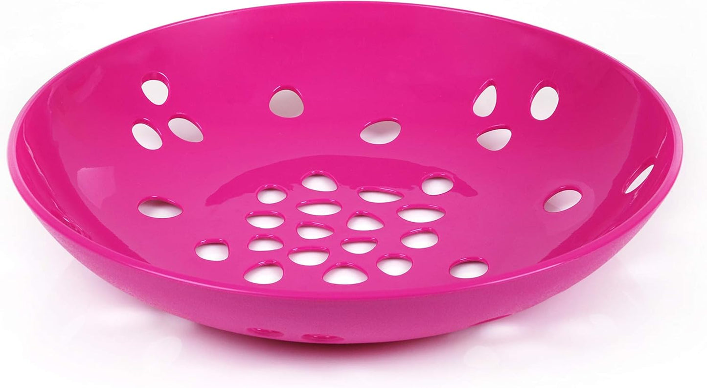 Mintra Home Curly Collection (Fruit Tray 1pk, Fuchsia)