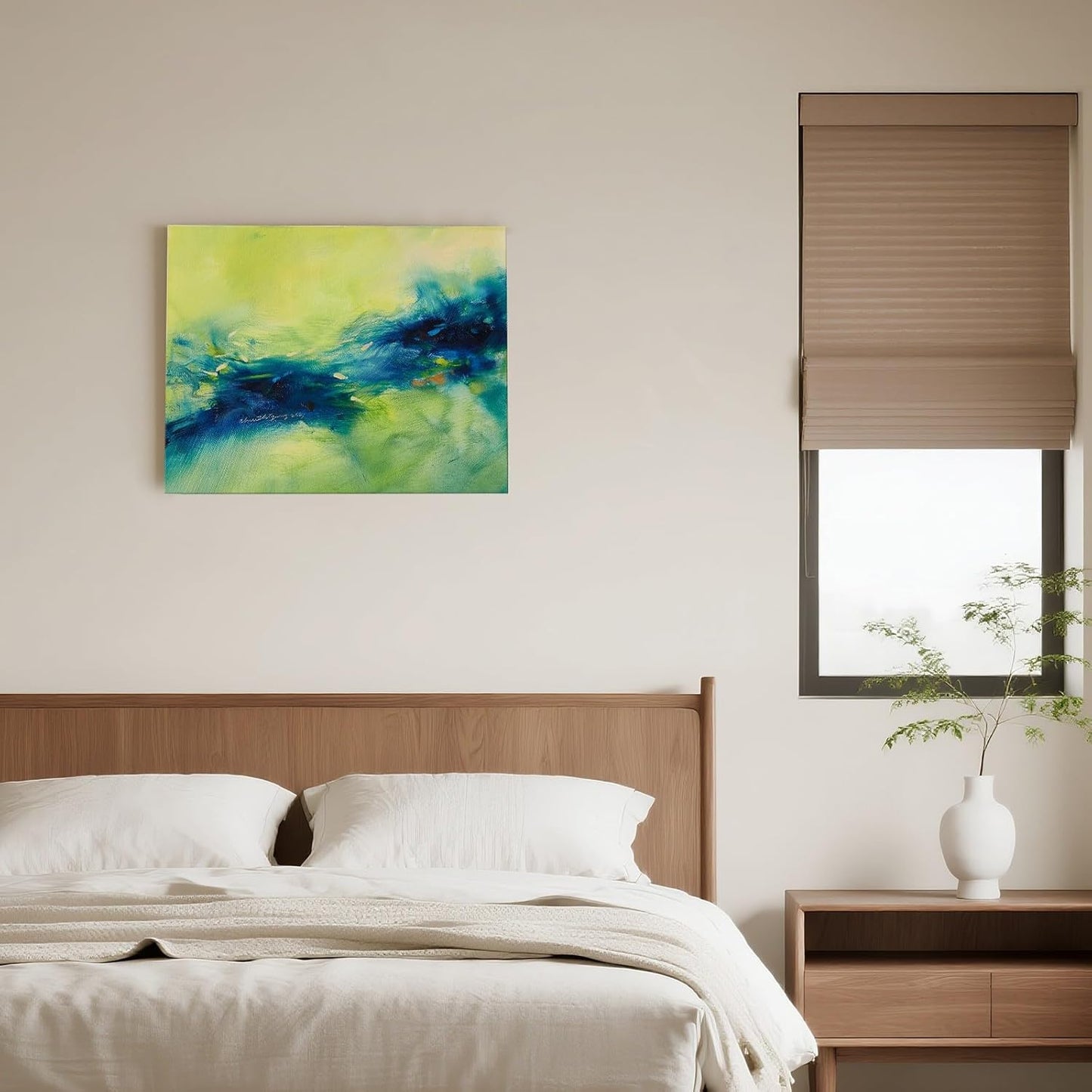 Gloliv Canvas Wall Art for Living Room – Abstract Wall Decor Painting, Artist-Authorized Reproduction Print – Modern Canvas Prints for Office, Bedroom, Bathroom & Kitchen Home Decor 23"x20"