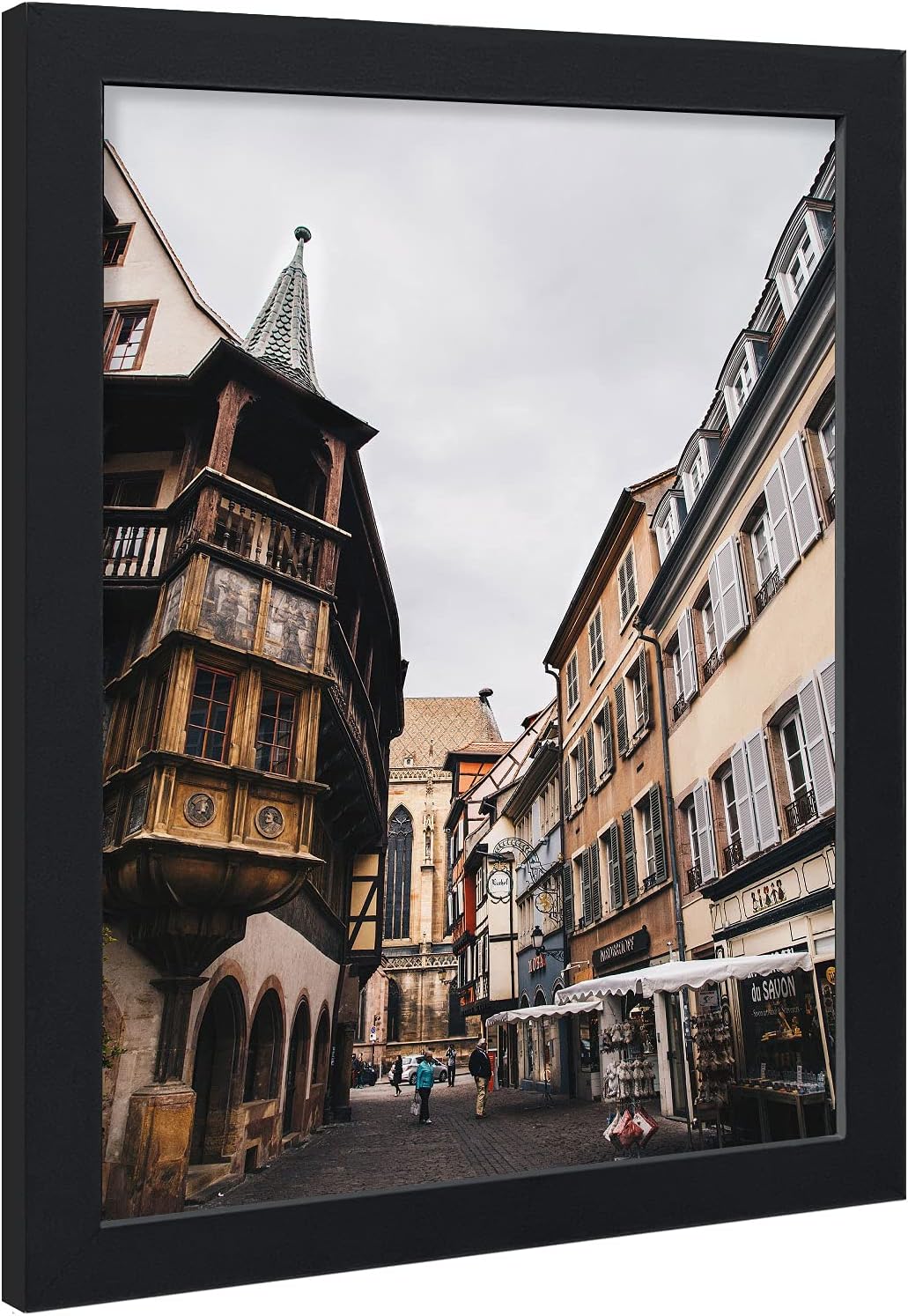 VCK 16x20 Poster Frame in Black with Polished Plexiglass Set of 5 Horizontal and Vertical Formats with Included Hanging Hardware