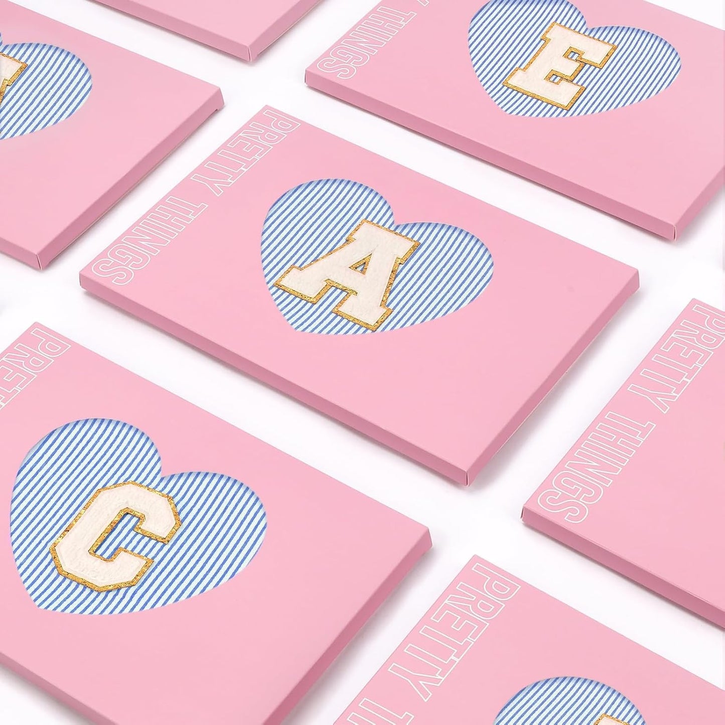 2 PCS Initial Makeup Bags for Women: Cosmetic Bag for Travel Toiletry - Birthday Gifts for 11 12 13 14 15 16 17 18 Years Old Girl Graduation Teacher Gift- Teen Girl Gifts Trendy Stuff - Blue A