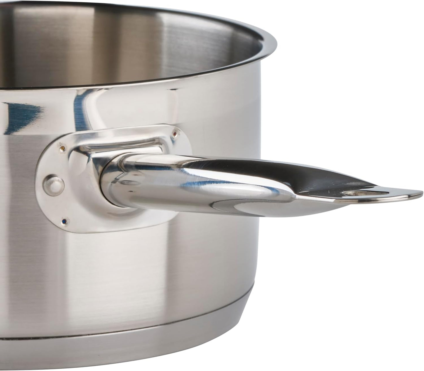 Winco Heavy-Duty Stainless Steel Sauce Pan with Cover, 3.5 Quart