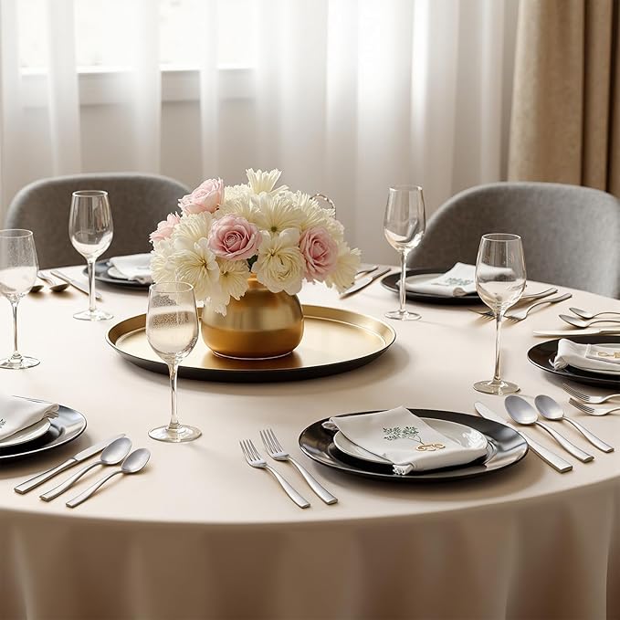 HIKAA 40-Piece Silverware Set for 8, Heavy Duty Stainless Steel Flatware Cutlery Set For Home Kitchen Restaurant Hotel, Kitchen Utensils Set, Matte Satin, Dishwasher Safe