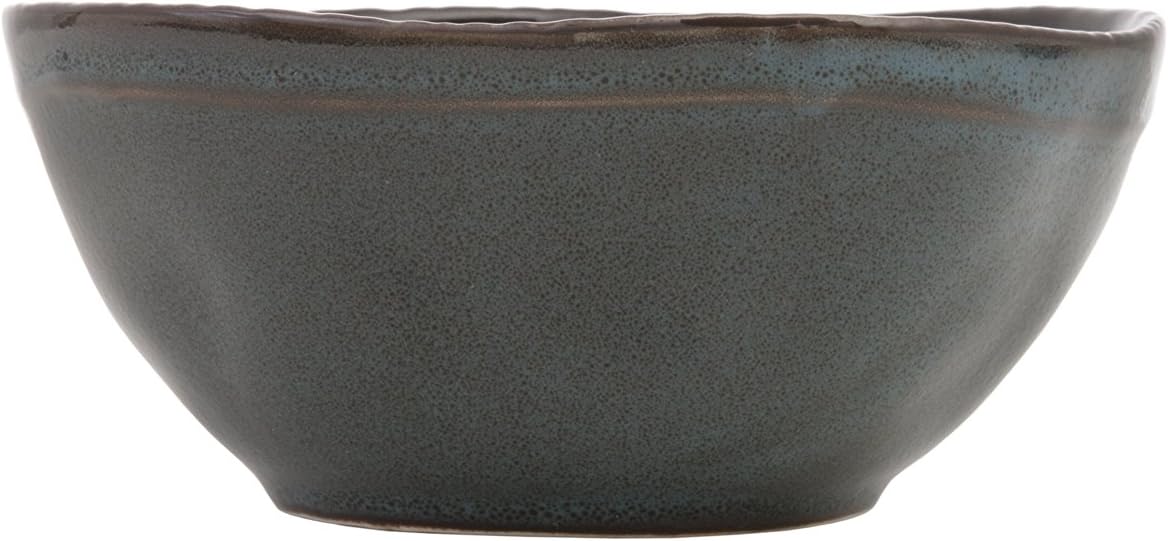 D&V 6 Piece Stōn Porcelain Dinnerware Bowl Set, 5.5" x 2.5", Twilight