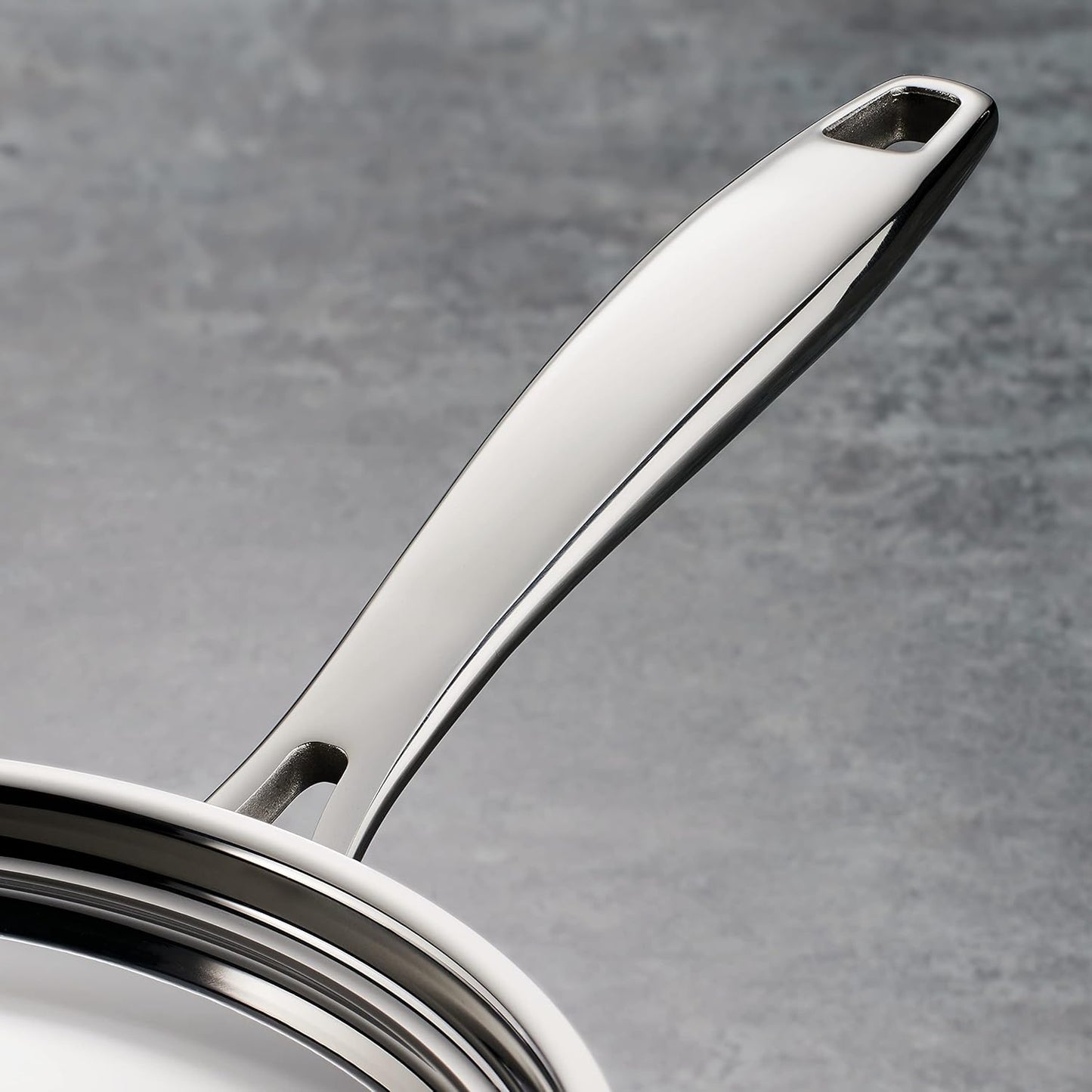 Tramontina Signature Tri-Ply Clad Stainless Steel 1.5-Quart Sauce Pan with Lid, Induction-Ready, Dishwasher-Safe, NSF-Certified, Made in Brazil