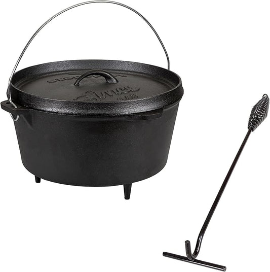 Stansport Pre-Seasoned Cast Iron Dutch Oven
