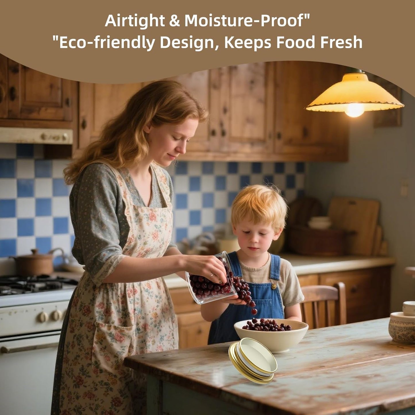 3-Pack Clear Storage Jars with Gold Lids | PET Airtight Containers for Bathroom, Vanity, Kitchen | Decorative Candy Jar, Bath Bomb Holder, Cotton Ball Organizer