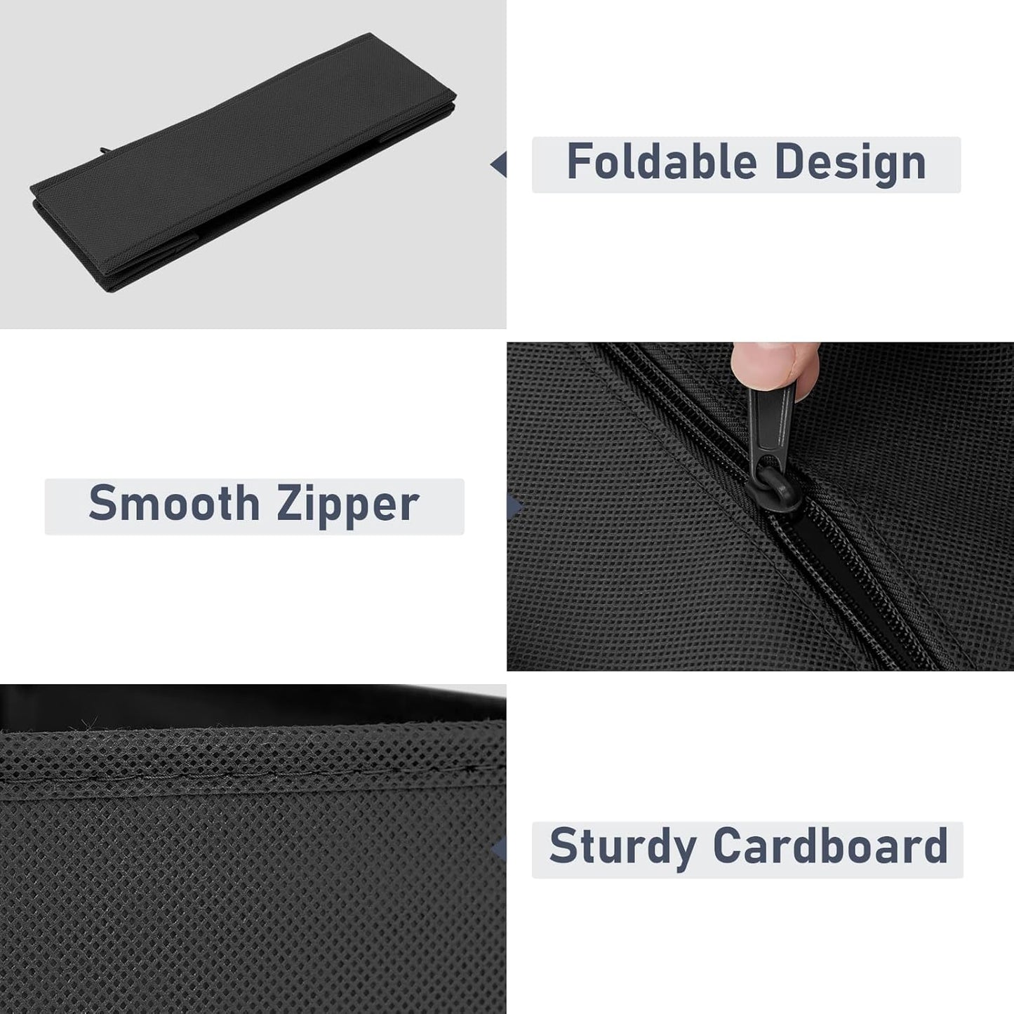 DIMJ Drawer Organizer Clothes Storage - 20 Pack Baby Dresser Organizer for Nursery, Foldable Closet Drawer Organizer Bins for Bedroom Organization, Fabric Storage Dividers for Socks, Underwears, Bras