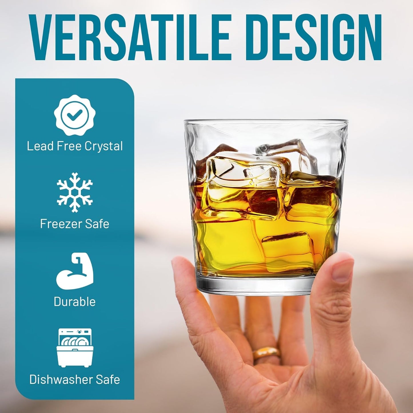 Drinking Glasses Set of 12. Mixed Glassware Set, Everyday Glasses for Cocktail, Beer, Juice Water, 6-13 Oz Rocks Glasses 6-17 oz Tall Kitchen Glass Cups