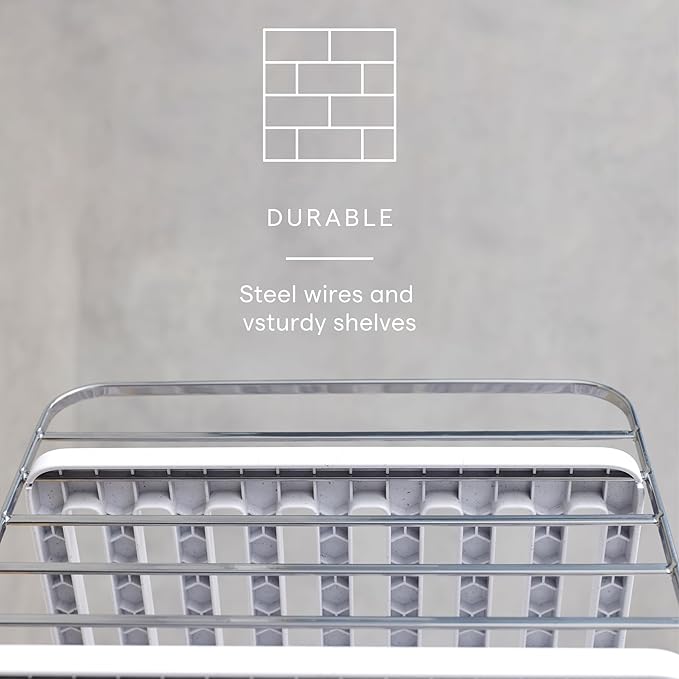 YouCopia UpSpace Cabinet Box Organizer, Adjustable Kitchen Pantry Shelf for Plastic Wrap and Foil Storage, Large Premium Edition