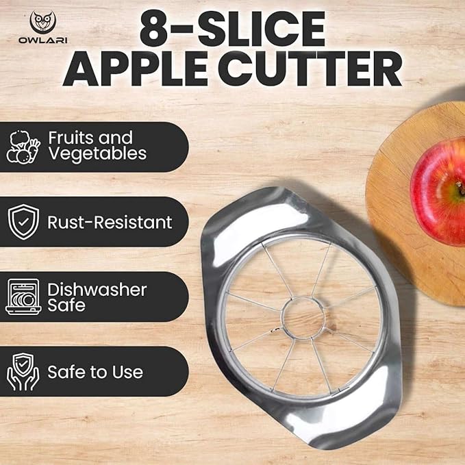 Pineapple Corer and Slicer Stainless Steel, Easy Slicing, Peeling & Coring, Durable Fruit Core Remover & Peeler for Fresh Pineapple Rings