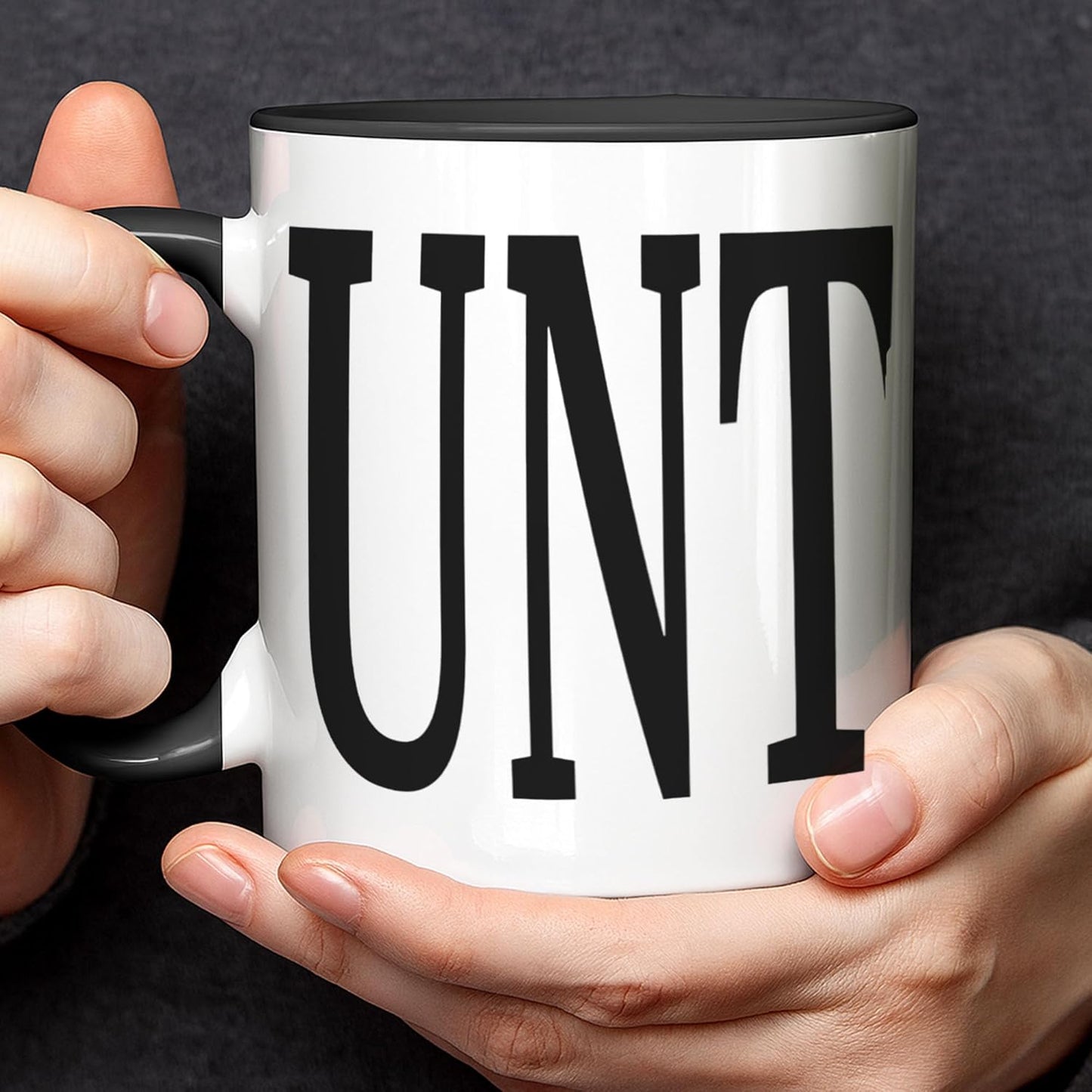 11 ounce UNT with black handle Coffee Mug, Christmas Gag Gifts for Coworkers, Friends, Adult Humor Mug, Novelty Tea Mugs, Funny Office Gift, Unique Coffee Lovers Gifts for Men Women