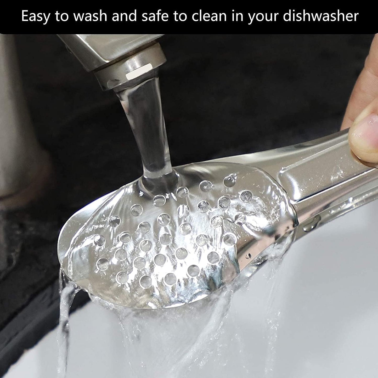 6 Pack Buffet Tongs,Stainless Steel Serving Tongs Serving Utensils 7Inch,9Inch,12Inch