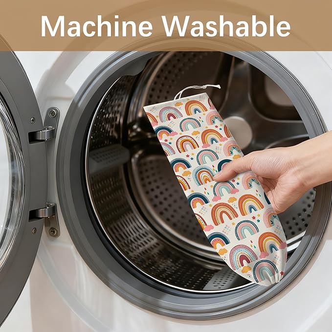 Plastic Bag Holder Dispenser, Plastic Grocery Bag Organizer & Wall Mount Paper Trash Bags Saver Storage for Kitchen Home Pantry Decor, Colorful Rainbow Kitchen Decor Shopping Bags Storage Dispenser