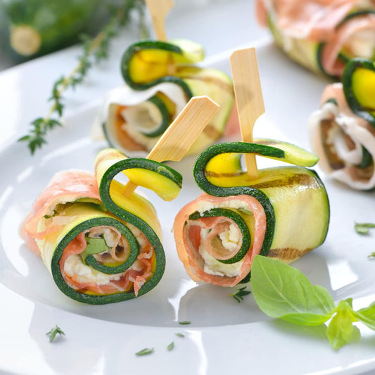 200 PCS Bamboo Skewers for Appetizers, 3.5 Inch Toothpicks, Cocktail Picks for Drinks, Fruit Kababs, Sausage, Barbecue Snacks, Natural Wooden Paddle Skewer Mini Food Sticks, Charcuterie Accessories