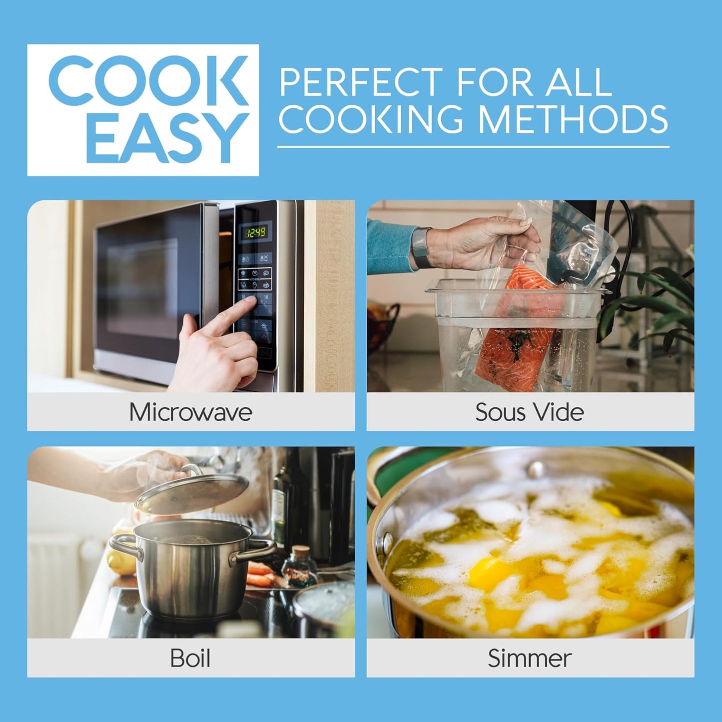 Avid Armor Chamber Vacuum Sealer Bags – Heavy Duty, BPA-Free, Pre-Cut Chamber Vacuum Bags for Food Preservation, Freezer Storage, Sous Vide and more, 250/Pack (Clear - 250, 6x12)