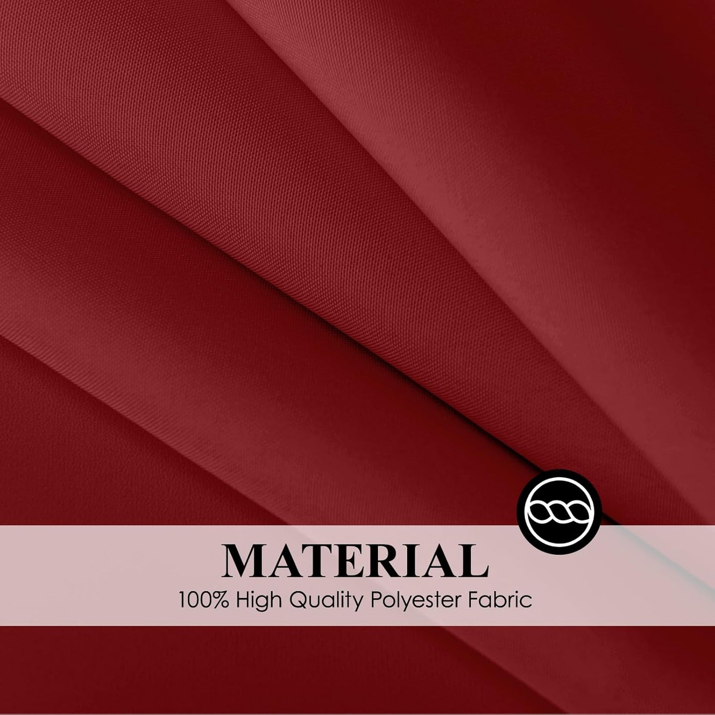 Rectangle Tablecloths 90x132 Inch 6 Pack Red Tablecloth Washable Decorative Linen Polyester Table Cloths for Dining Table Banquets Buffet Parties and Wedding