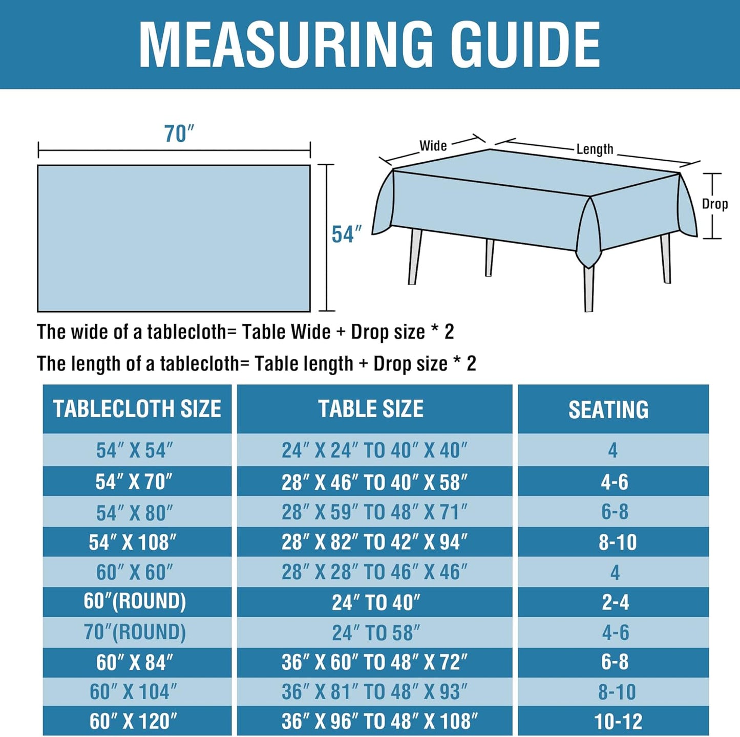 H.VERSAILTEX Linen Textured Table Cloths 54 x 70 Inch Premium Solid Tablecloth Spill-Proof Waterproof Table Cover for Dining Buffet Feature Extra Soft and Thick Fabric Wrinkle Free, Ivory