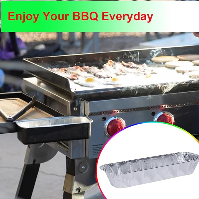 Grease Cup Liner for Camp Chef Griddle Grease Catcher Accessories, Camp Chef Drip Pan Grease Tray Liners Aluminum Foil Disposable 30 Pack