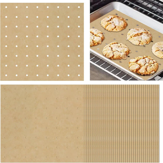 120 Sheets Air Fryer Oven Liners 11 x 12 Disposable Air Fryer Parchment Paper Liners Rectangle Non Stick Parchment Baking Paper Compatible with Ninja Foodi/Cuisinart/Breville/Emeril Lagasse/Gowise