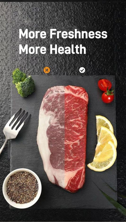 Sous Vide Bags-BPA-Free Reusable Vacuum Seal Bags for Food/Freezing safe-20pcs (8.6 * 8.5in) Vacuum Food Storage Bags & Seal Clips for Sous Vide Cooking-HOMYLAND