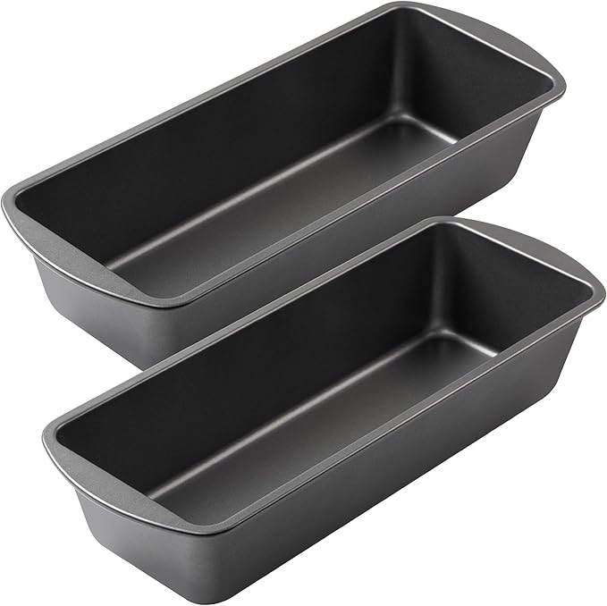 Extra Large Bread Pan, 13" x 5" Long Loaf Pan, Nonstick Baking Pan, Rectangular Loaf Tin, Set of 2