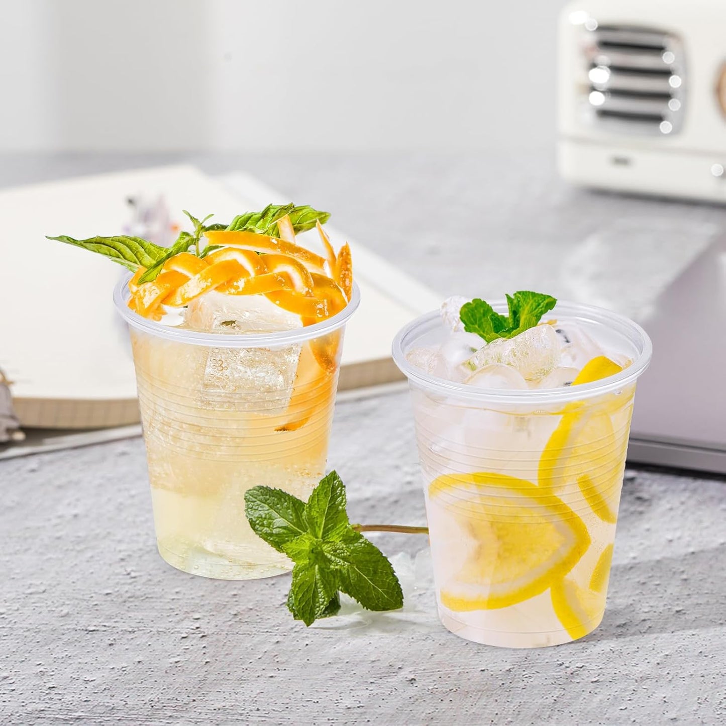 1500 Pack 5 oz Clear Plastic Cups, Small Bathroom Cup Bulk, Disposable Mouthwash Cup, Cold Party Drinking Cups for Picnics, Ceremonies, Events