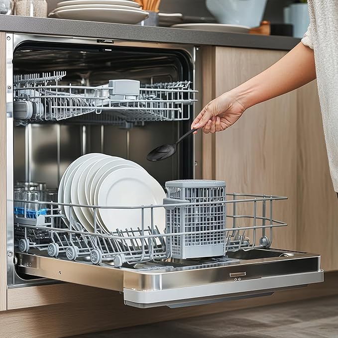 KINGSTONE Silverware Set for 8, 40-Piece Forged 18/10 Stainless Steel Flatware Set, Mirror Finish Cutlery Set Dishwasher Safe for Home, Restaurant, Wedding, Party,Black