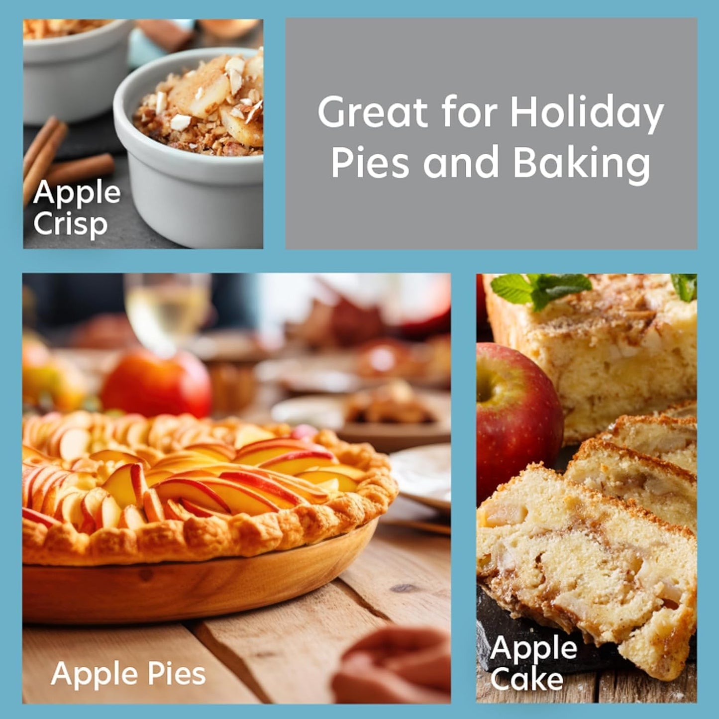 Apple Peeler and Corer - Durable, Heavy Duty Chrome Cast Iron with Powerful Countertop Suction, Hand Crank for Fruits, Apples, Potatoes or Veggies, Fall Picking Season and Holiday Pie Making Essential