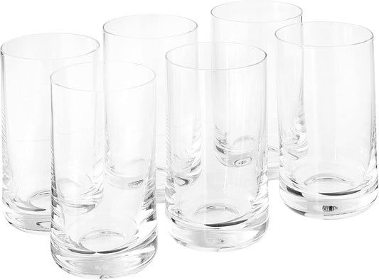 Schott Zwiesel Tritan Crystal Glass Convention Barware Collection Tumbler/Highball Cocktail Glass, 8.6 Ounce, Set of 6