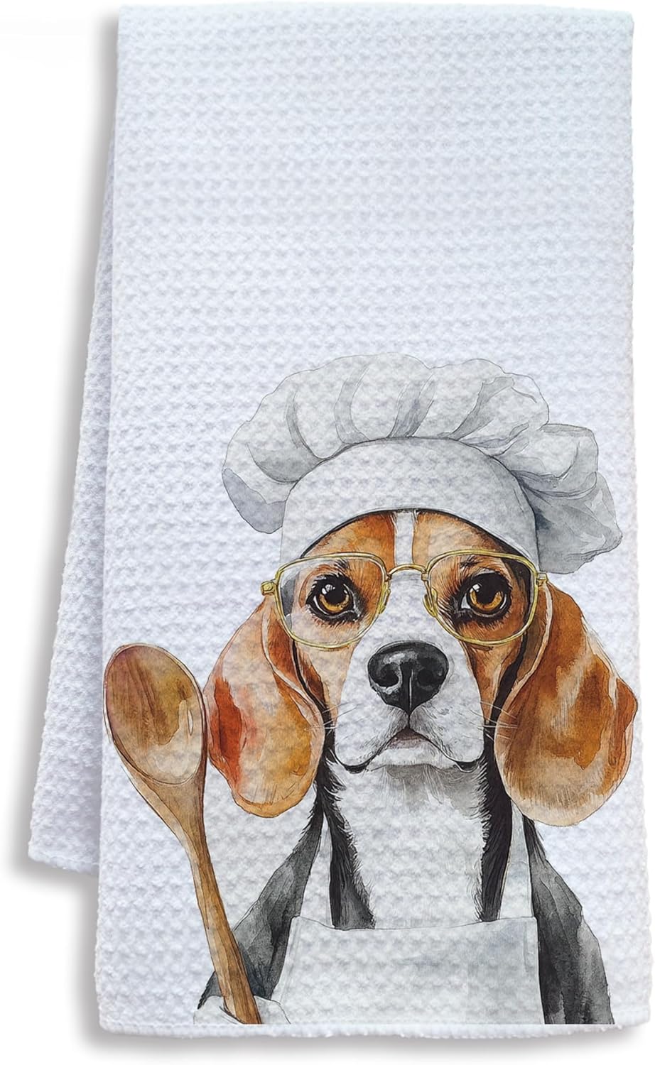 Funny Beagle Dog Kitchen Towels, Beagle Gifts for Women Men Dish Tea Towels for Kitchen, Dog Lovers Mom Dad Owner Gifts Decorative Hand Towels, 16x24 Inch