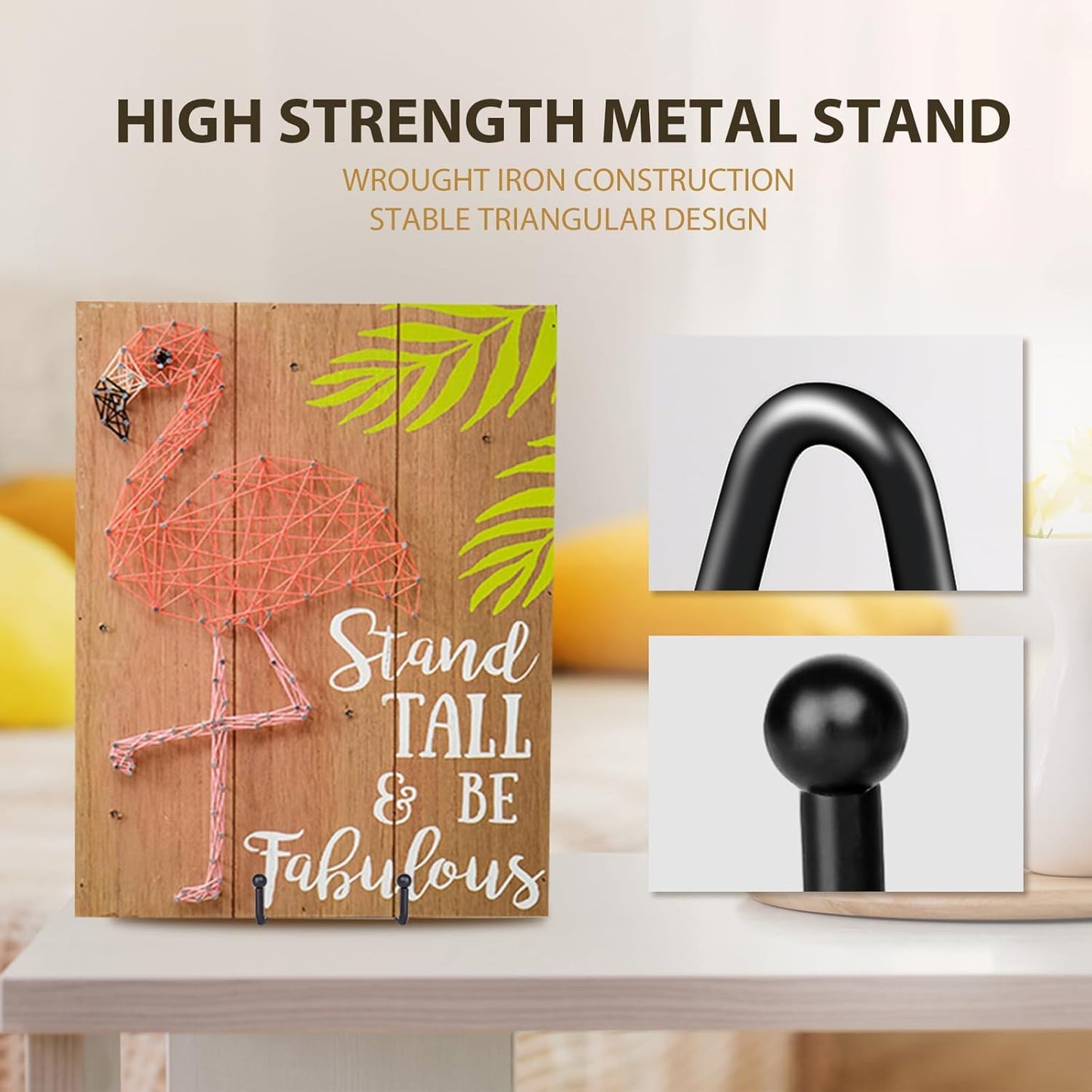 LIONWEI LIONWELI Decorative Plate Stand Holder Picture Frame Stand Easel Display Stand