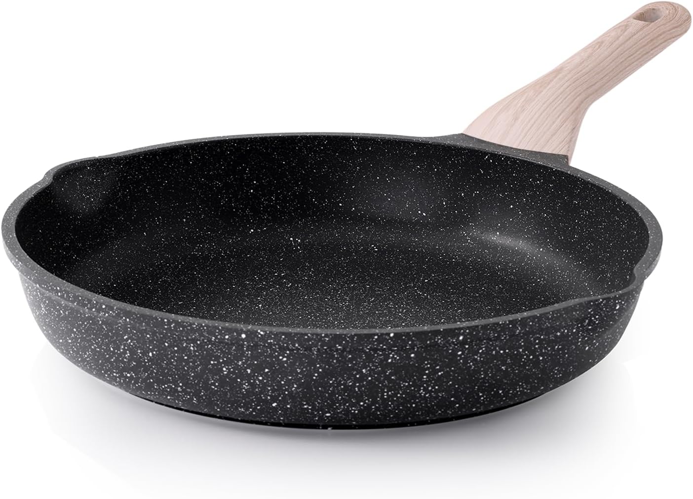 Kordisen Nonstick Frying Pan, 12.5 Inch Large Skillet, Granite Cooking Pan, Healthy and Non Toxic, Induction Compatible, PFOA Free