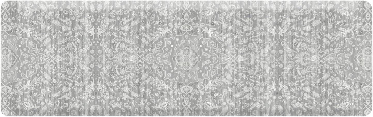 House of Noa Nama Standing Mat – Anti-Fatigue Cushioned Kitchen Mats for Floor | Ergonomic Bounce-Back Foam Kitchen Mats | Anti-Fatigue Mats for Kitchen & Standing | Emile Earl Grey | 22" x 72"