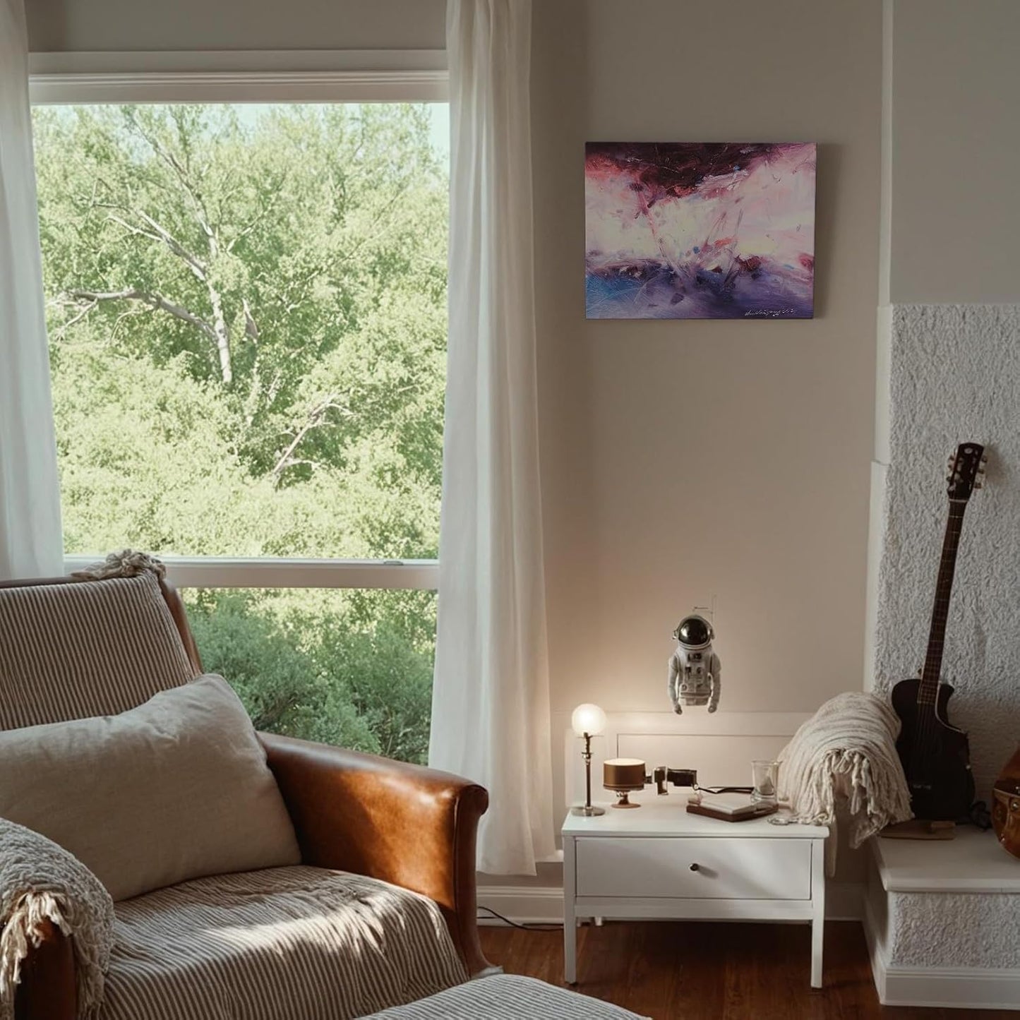 Gloliv Canvas Wall Art – Abstract Wall Decor Painting, Artist-Authorized Reproduction Canvas Prints, Modern Wall Art Decor for Living Room, Bedroom, or Office 14"x11"