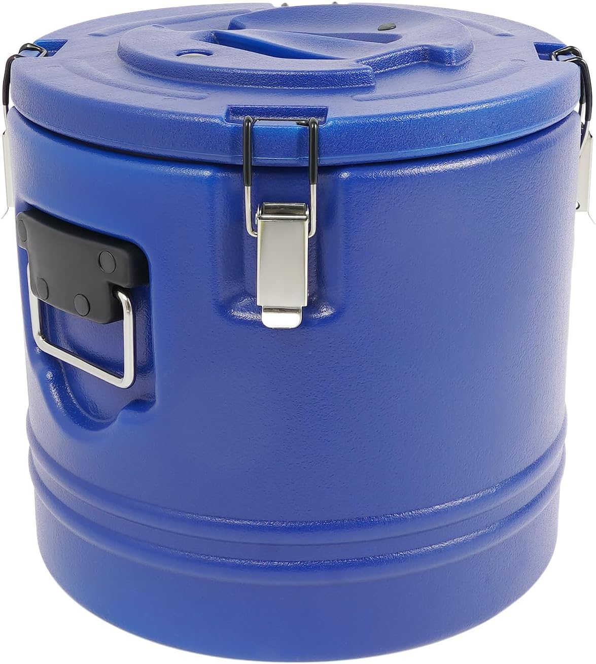 DYNAMI Large Insulated Food Container, 5.3 Gallon Portable Commercial Food Warmer Insulated Soup Container Cold Hot Box for Catering,Stainless Steel Inner Liner, Sealed and Leak-proof (Blue, 5.3 Gal)