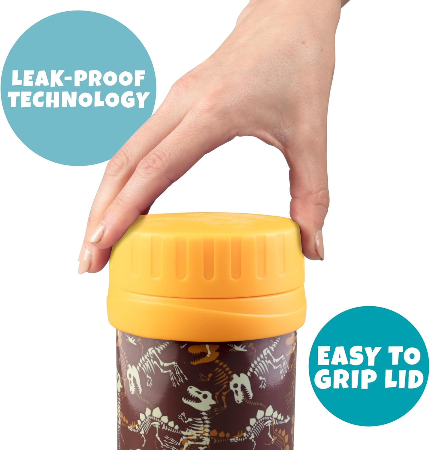 Bentology Insulated 13oz Food Jar for Kids- Hot or Cold Food, Soups, Liquids, Noodles - Wide Mouth Stainless Steel Container & BPA Free, Large Leak Proof thermos for Back to School Lunch Boxes, Bags