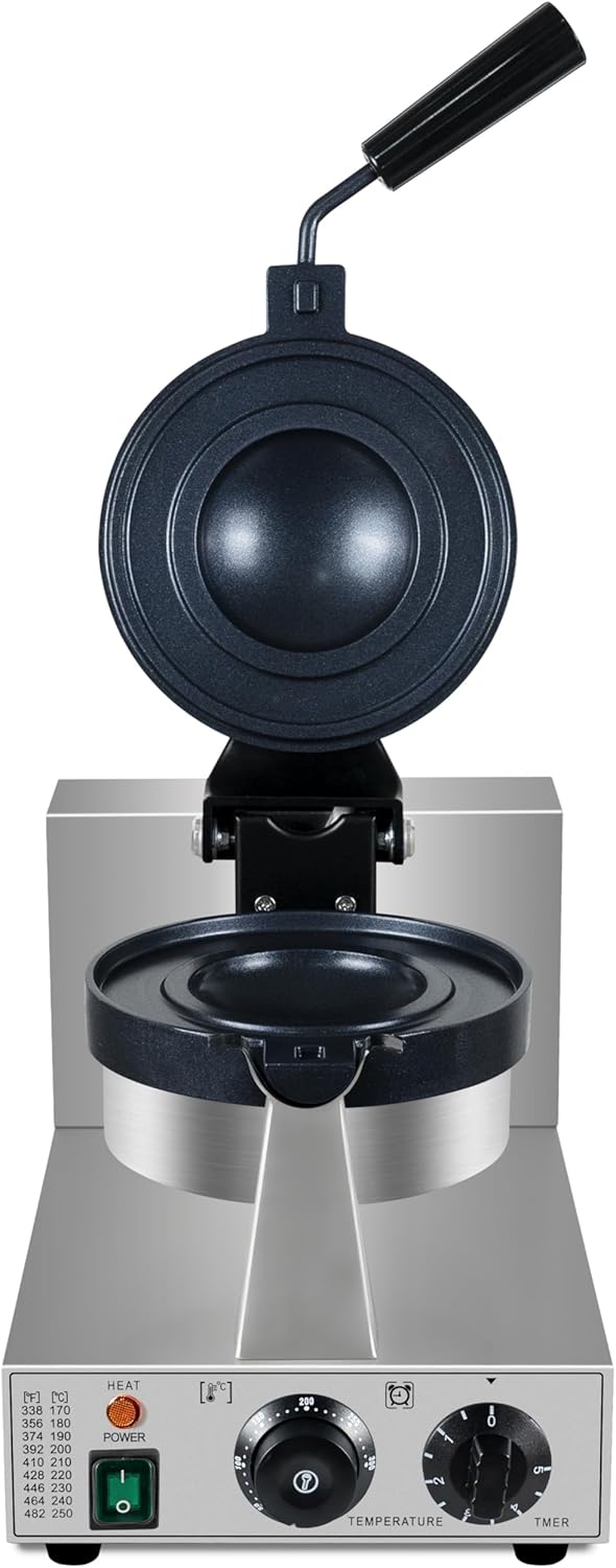 Ice Cream UFO Burger Maker, Electric Burger Waffle Maker, rotary Hamburger sandwich machine Non-stick Panini press waffle machine 110V Gelato Panini Press machine for Home Kitchen Use Breakfast