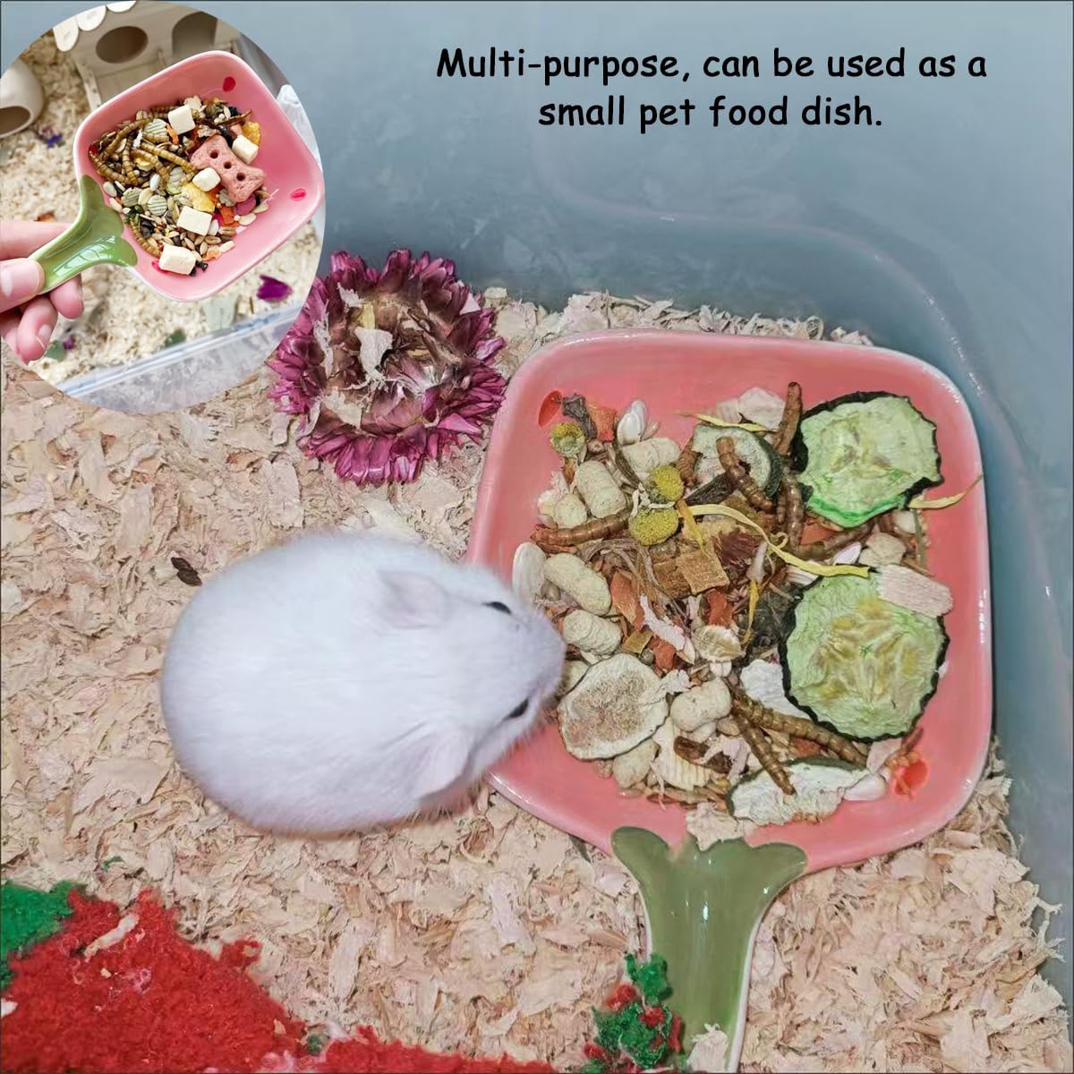 6 Pcs Ceramic Soy Sauce Dishes, Pink Small Dip Bowls Set with handle, Mini Multipurpose Porcelain Side Dish Bowl for Ketchup, Soy, BBQ, Sushi, Party, Condiments Serving Bowl Set