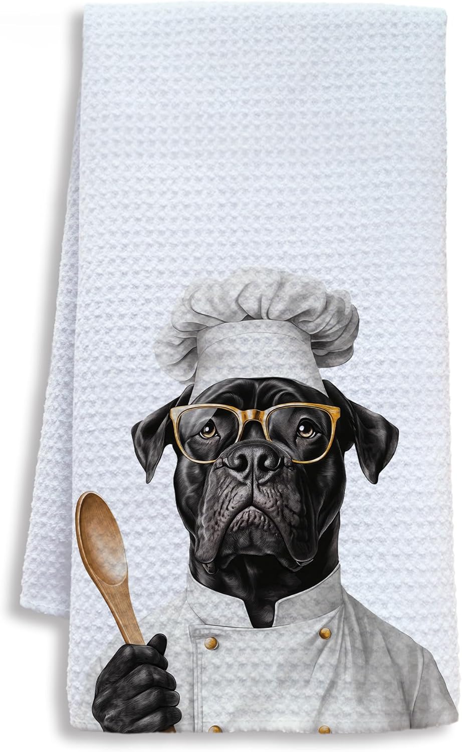 Funny Cane Corso Dog Kitchen Towels, Cane Corso Gifts for Women Dish Tea Towels for Kitchen, Dog Lovers Mom Dad Owner Gifts Decorative Hand Towels, 16x24 Inch