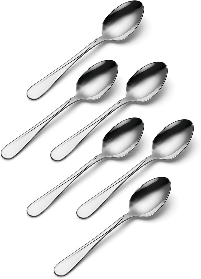 Oneida Flatware Flight, Teaspoons, Stainless Steel, Set of 6