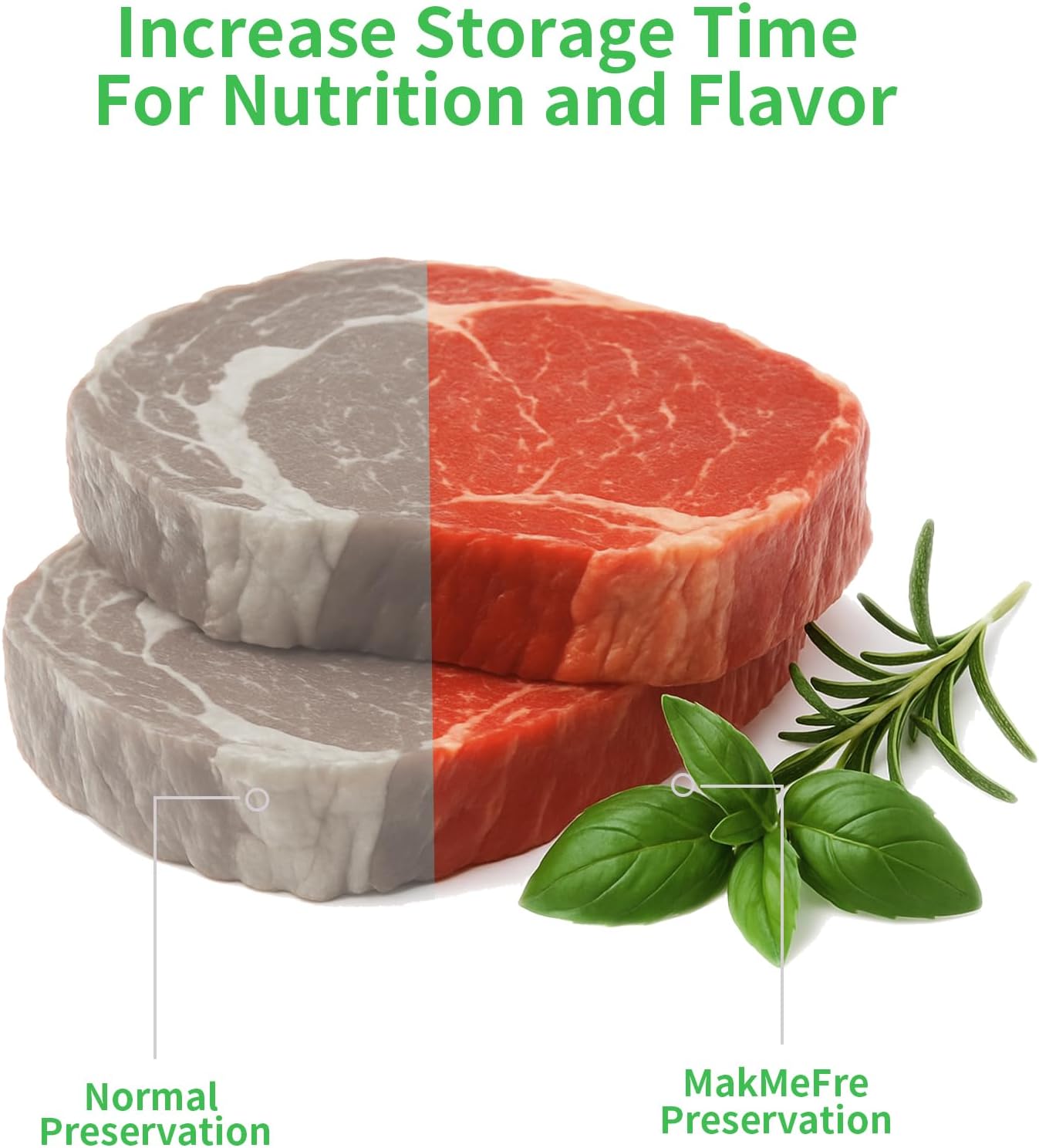 MakMeFre 100 Large Gallon Size 4mil 11.5" x 18.5" Vacuum Sealer Bags with BPA Free and Heavy Duty,Great for Food Storage Vaccume Sealer PreCut Bag