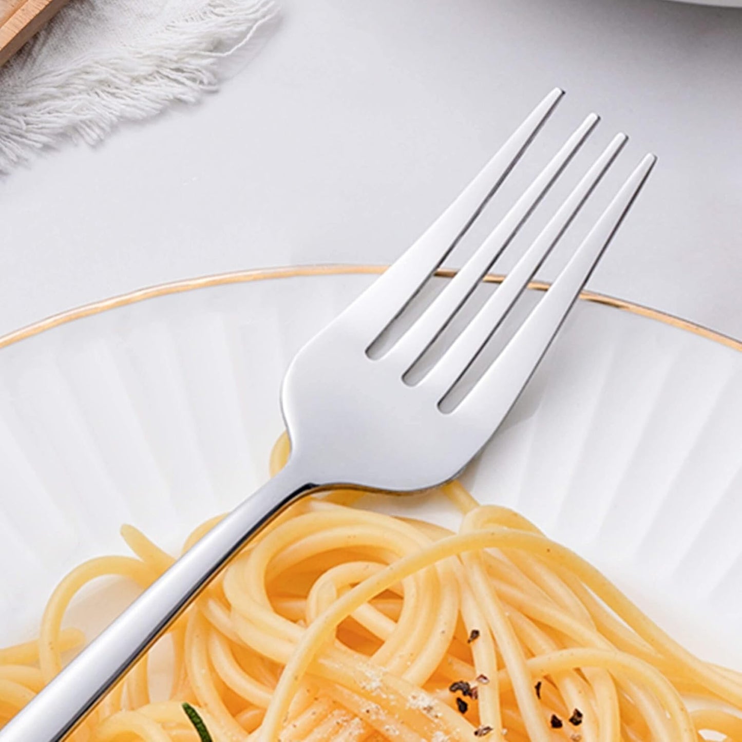 20 Piece Silverware Set,Stainless Steel Flatware Cutlery Set Service for 4 Including Forks Spoons Knives,Kitchen Utensil Set,Tableware for Home and Restaurant, Dishwasher Safe